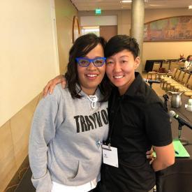 Lisa Funderburke Hoffman and YK Hong