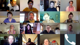 Residencies Connect Group Zoom screen shot