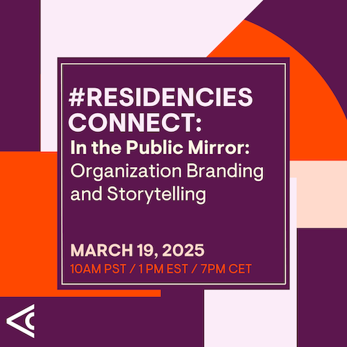 #ResidenciesConnect: In the Public Mirror: Organization Branding and Storytelling graphic