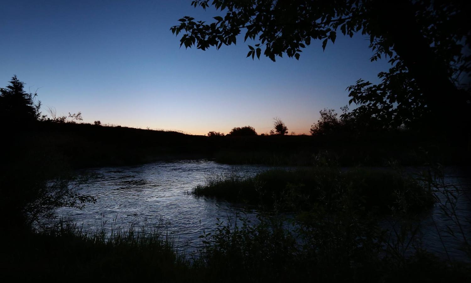 Daybreak over Piney Creek