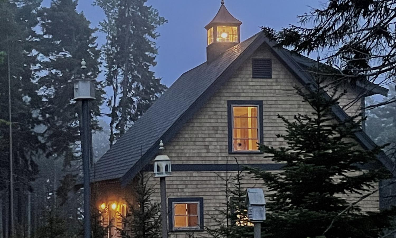 Art Building at Night