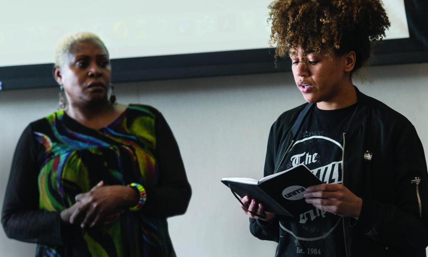Image from Banff Centre's Spoken Word residency.