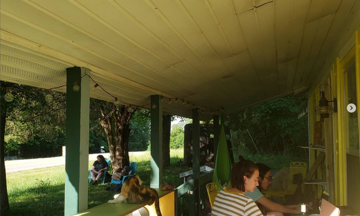 Artists use spaces inside and outside