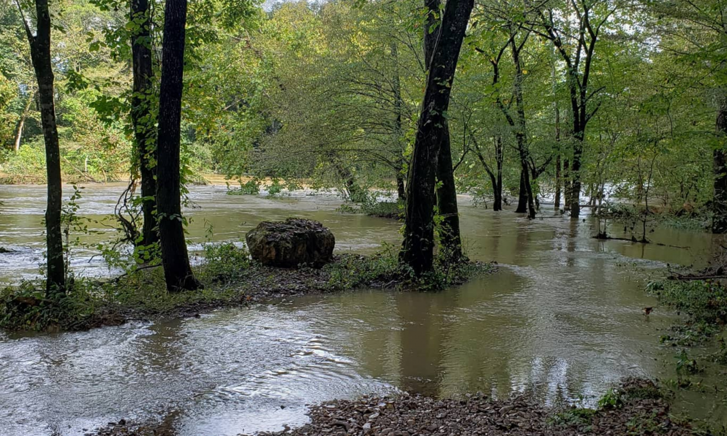 Buffalo River water levels can change.