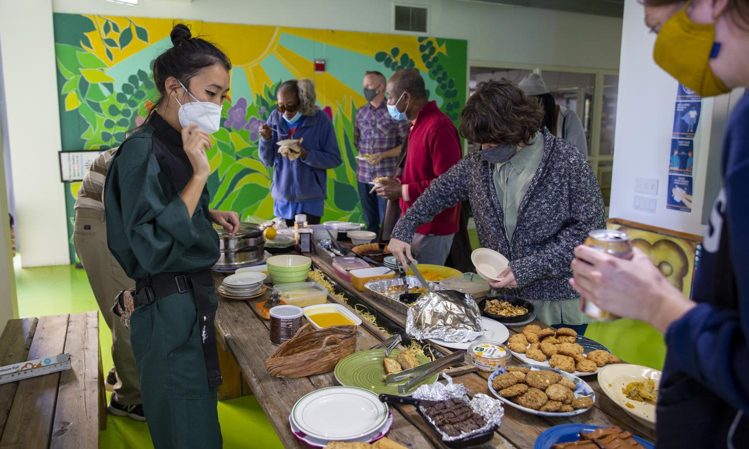 Visiting Resident Bermet Boruvaeva hosts community meal and food sustainability discussion
