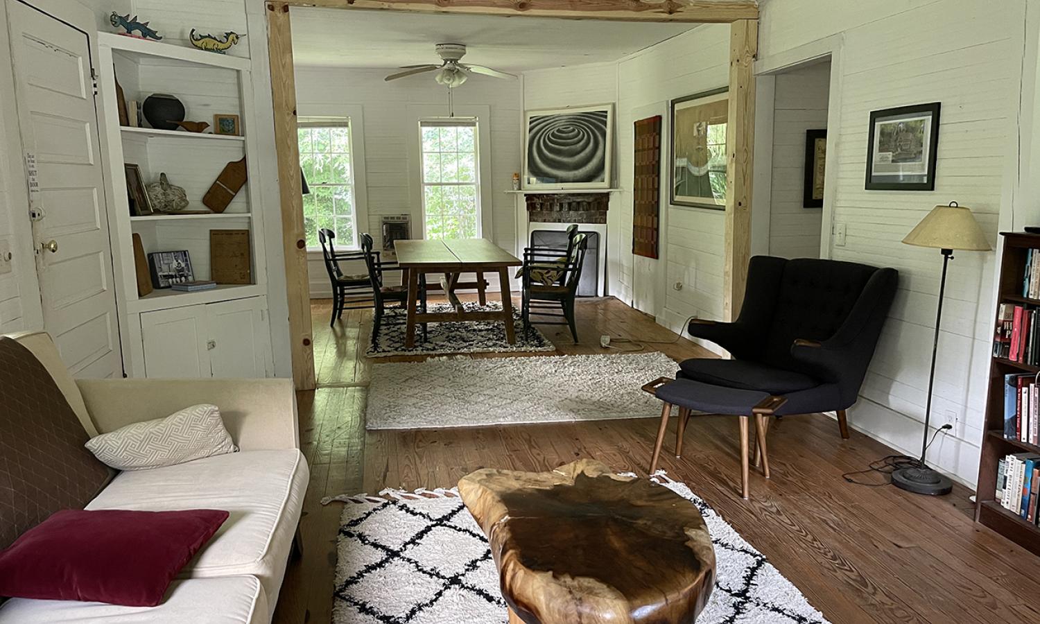 Communal Space in Lucinda's Rock House.