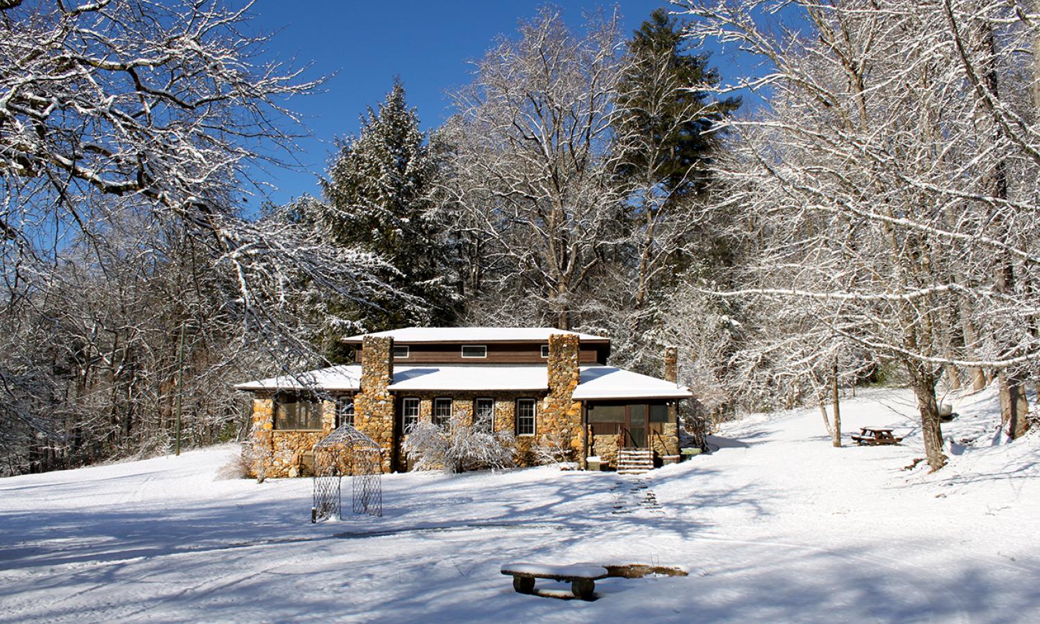 Hambidge in the snow.