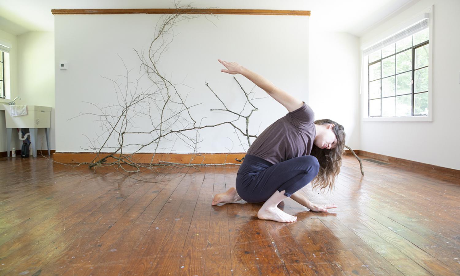 Blake Beckham, dancer, at Hambidge. Photo by Amanda Greene.