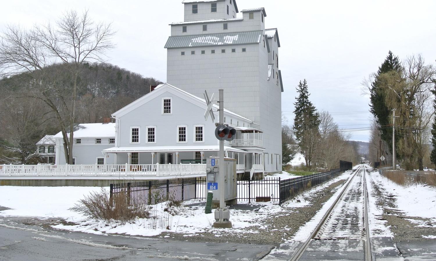 Maxon Mills in the winter
