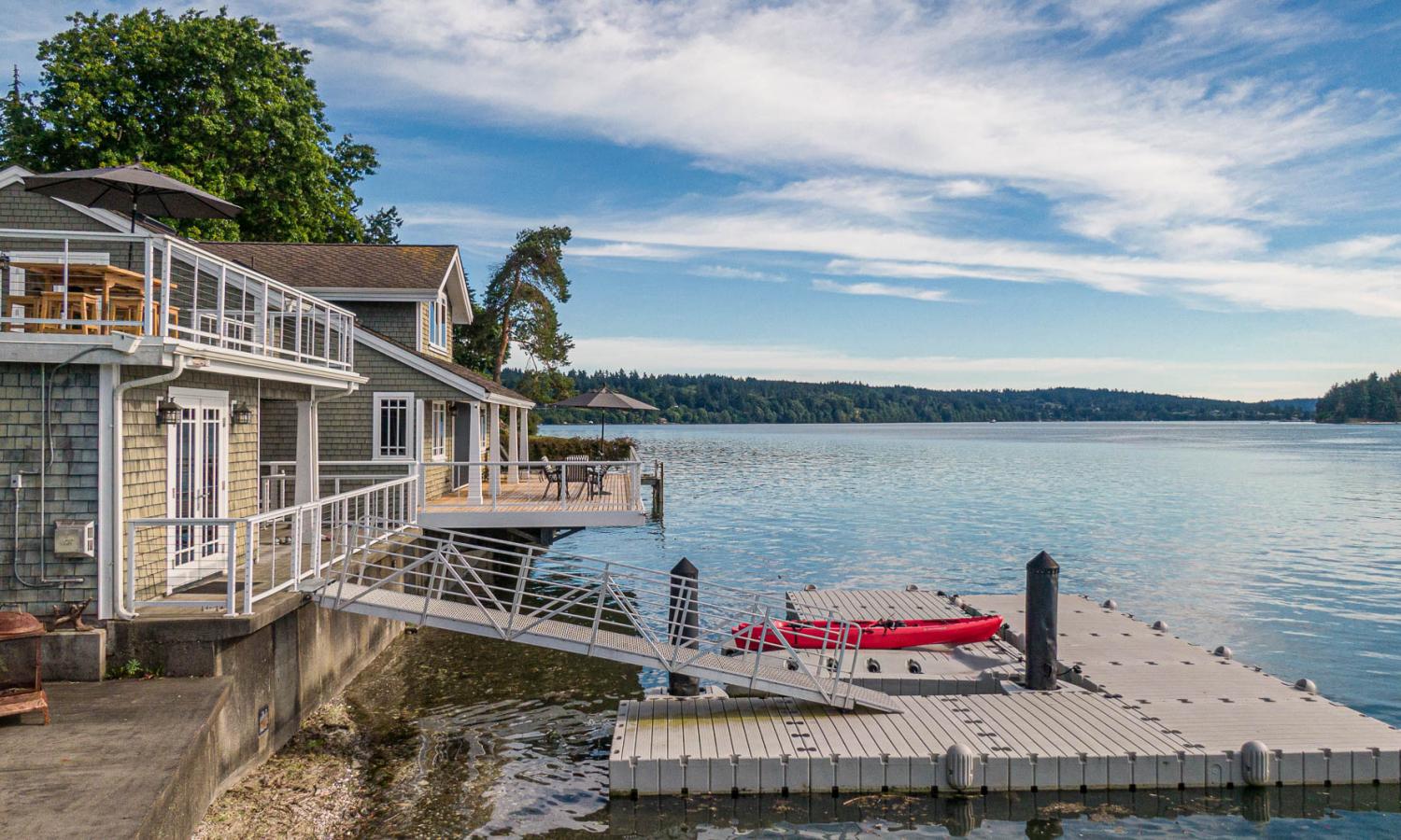 Vashon Island Residency with view of Quartermaster Harbor