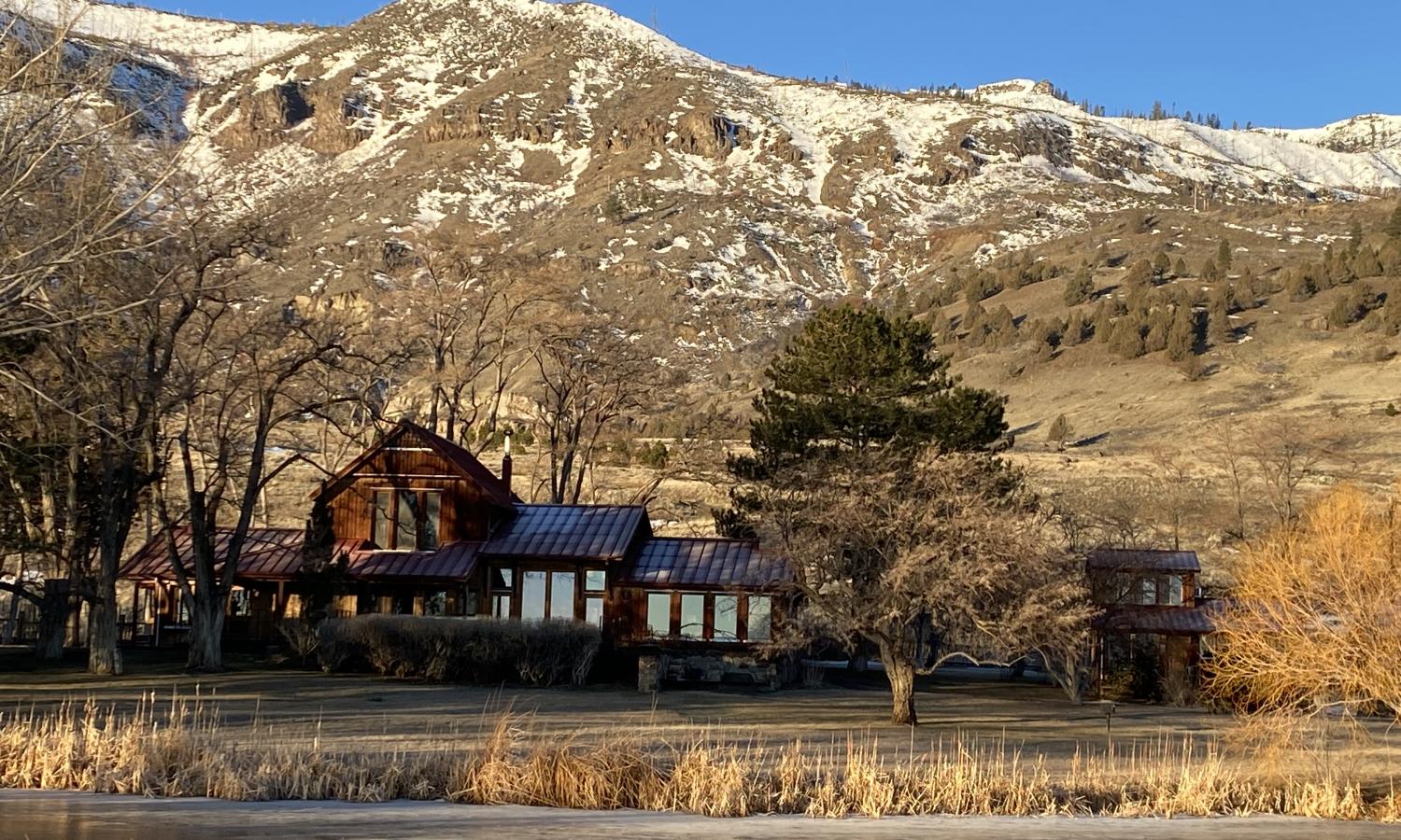 View of Winter Rim above the PLAYA Commons