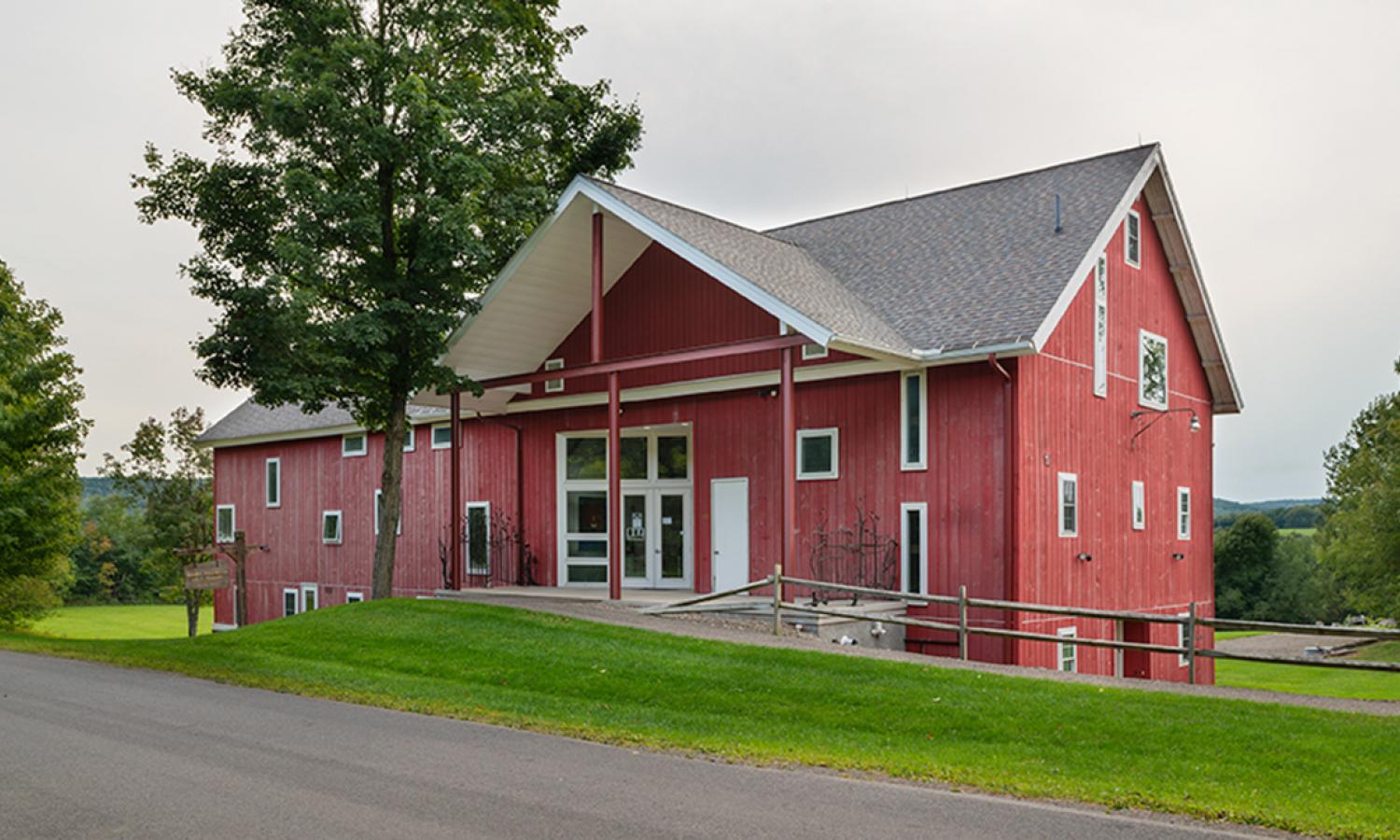 Outside of Residency Barn