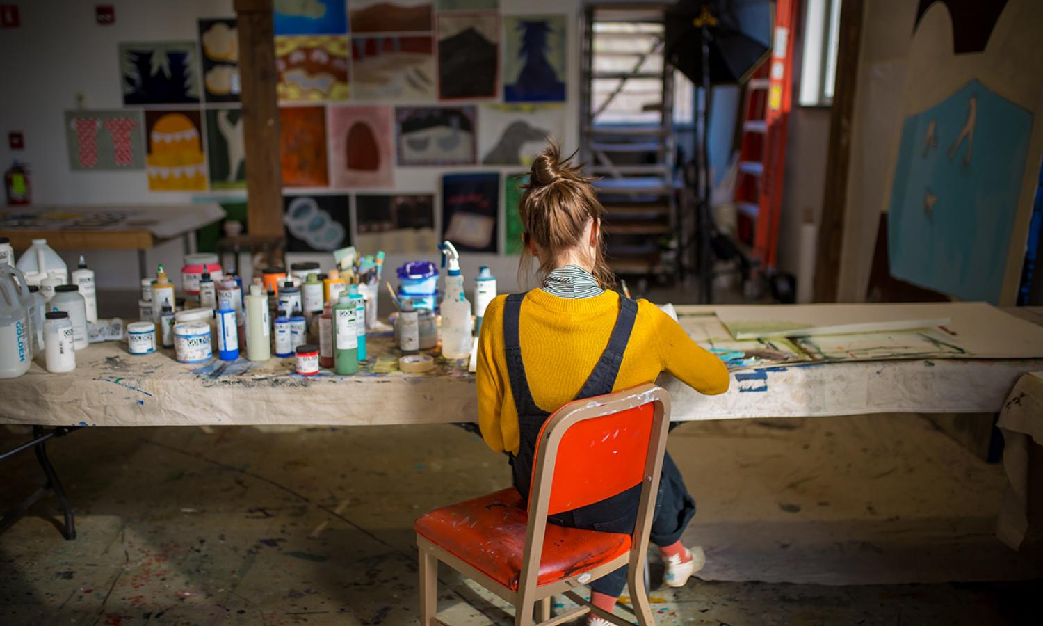 Artist in Studio
