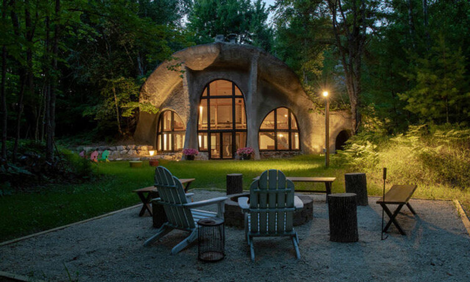 Exterior view of the Dome House. Photo: Lacy Landre @ landre.com.