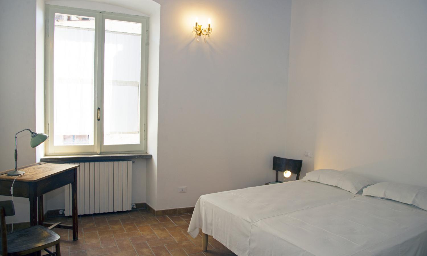 environmental design, one of the bedrooms at Arte Studio Ginestrelle