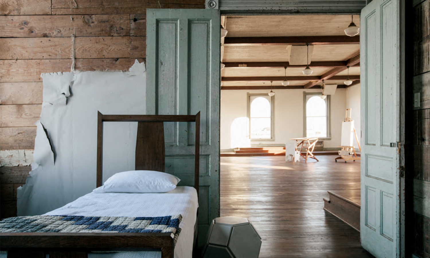 100W 3rd Floor artist bedroom and attached studio