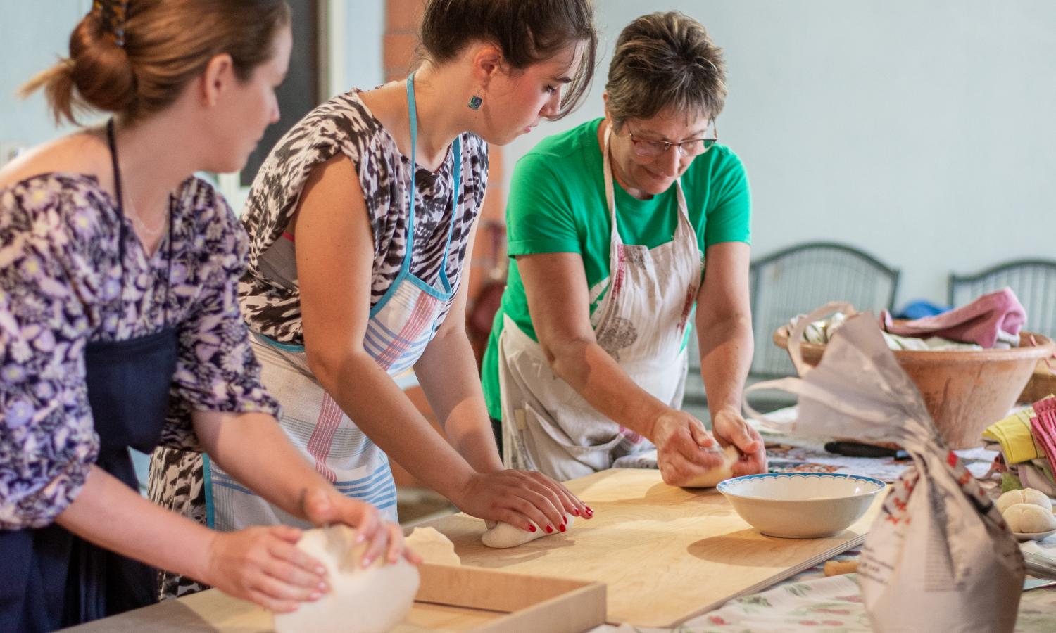 During the residency, the artists can interact with the local community learning their culture and traditions