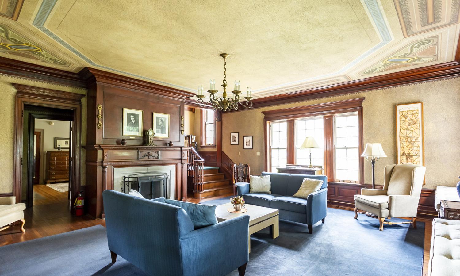 Interior of the artist residence house