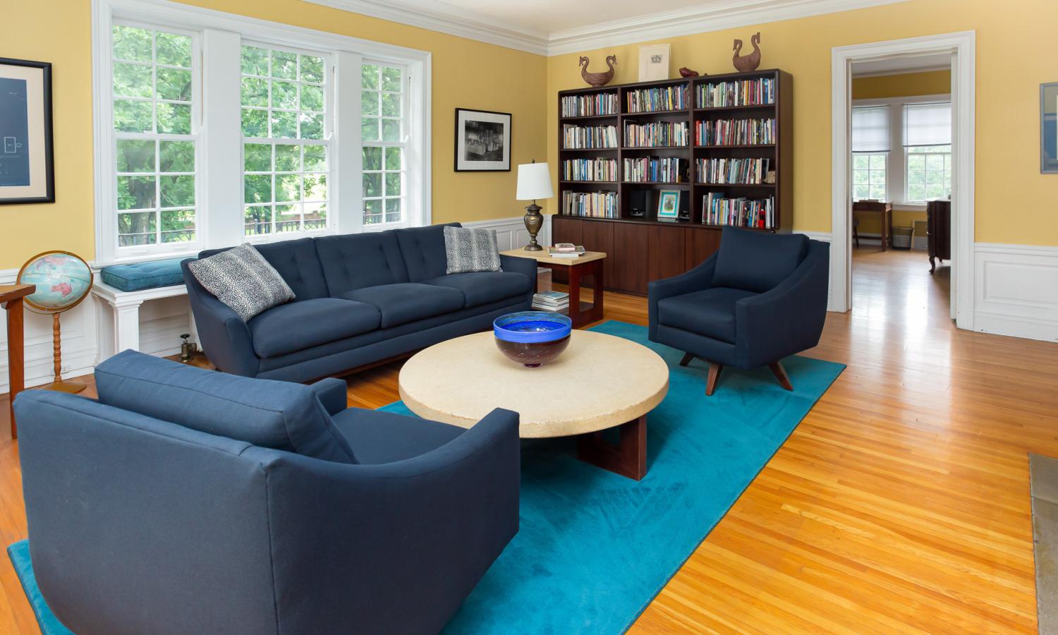 Second Floor Library in the Tower View Residence