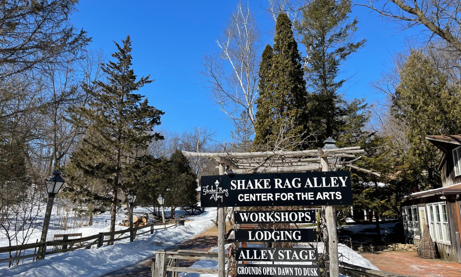Shake Rag Alley's grounds are open to the public dawn to dusk