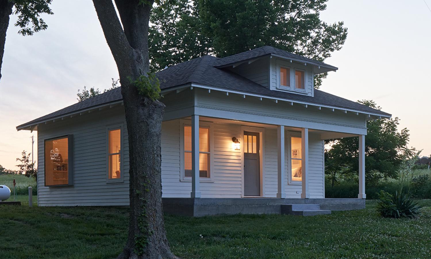 The Little House is a transformed "kit house"