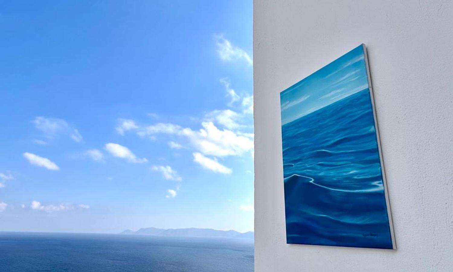 Lynn Budny Painting on SkopArt Wall