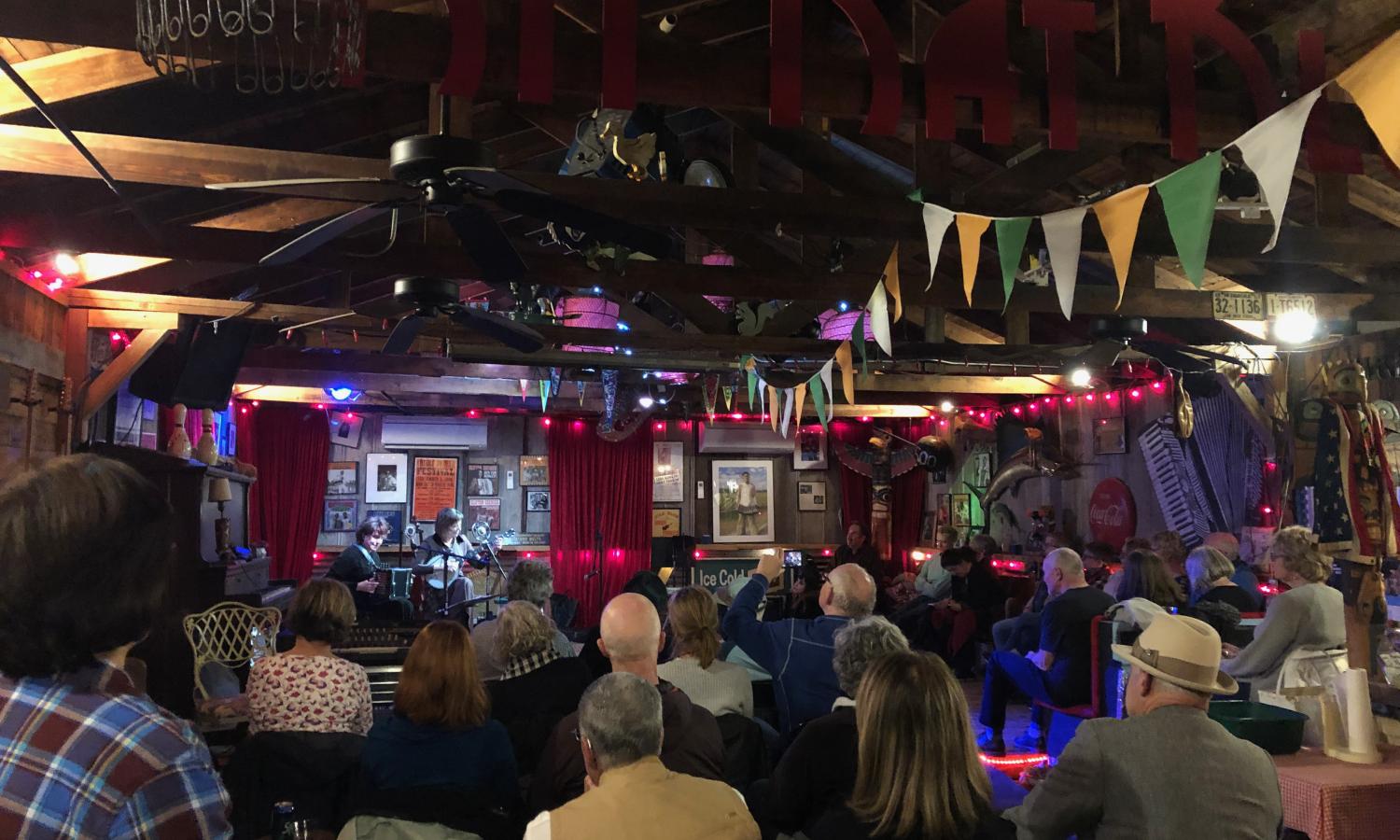 One of many cultural events in The Whirlybird Underground Honky Tonk