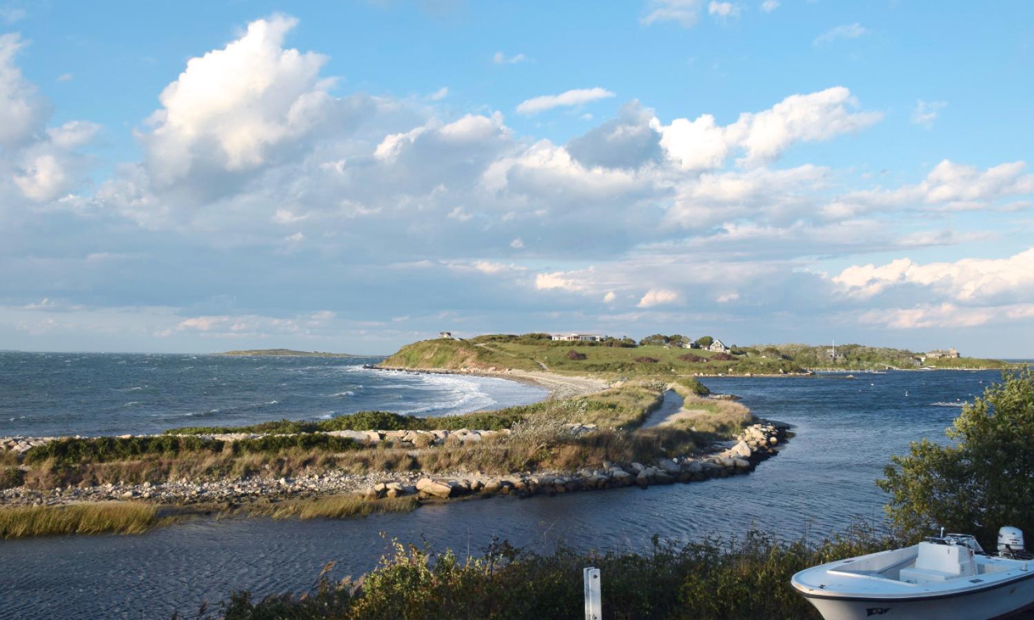 Churches Beach and the neck