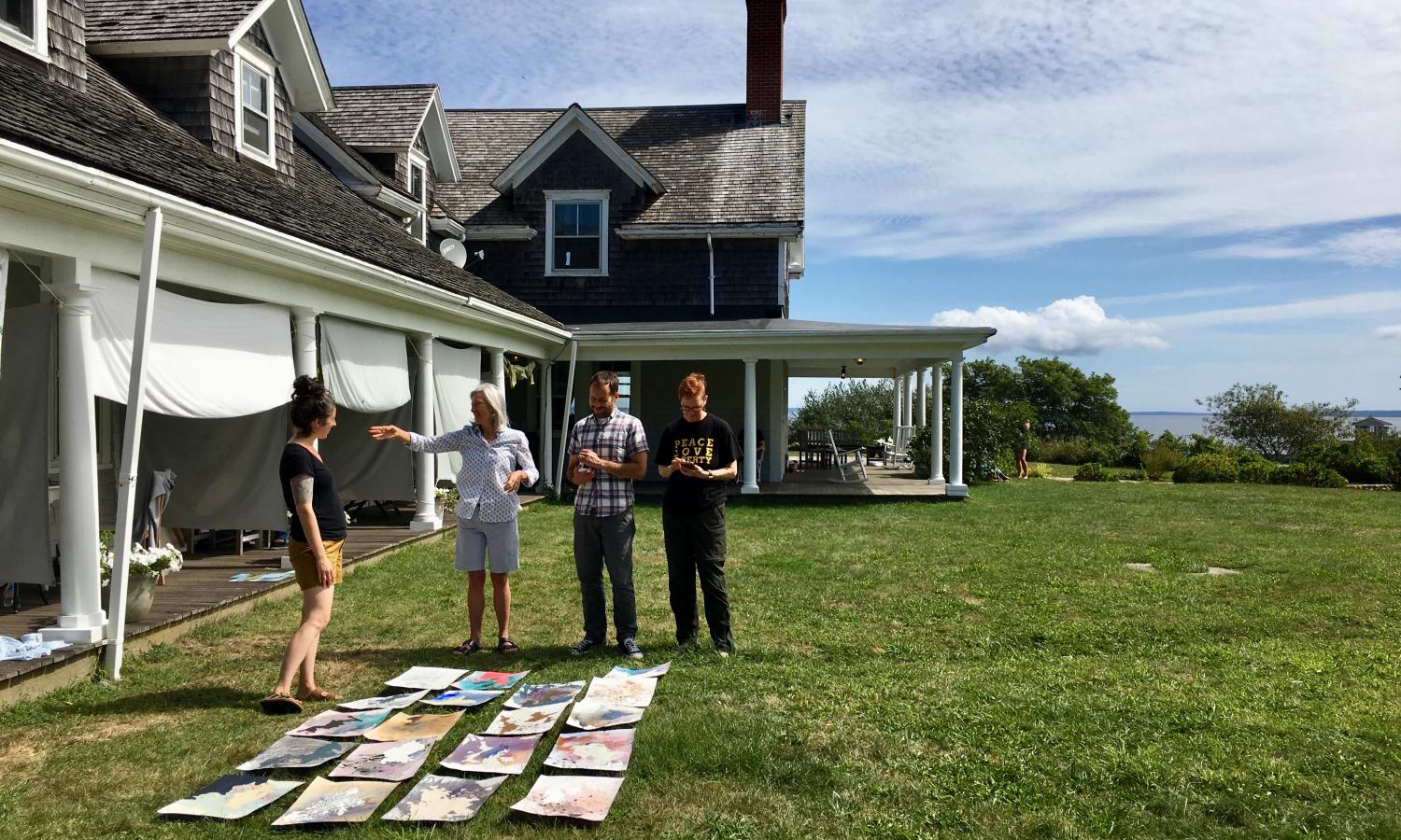 Artists talking about their work