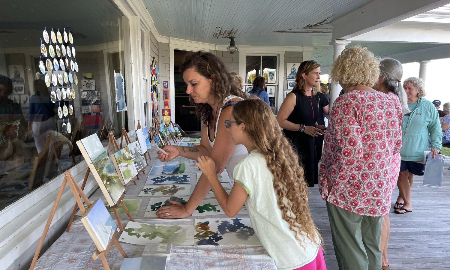 Art show on the last evening