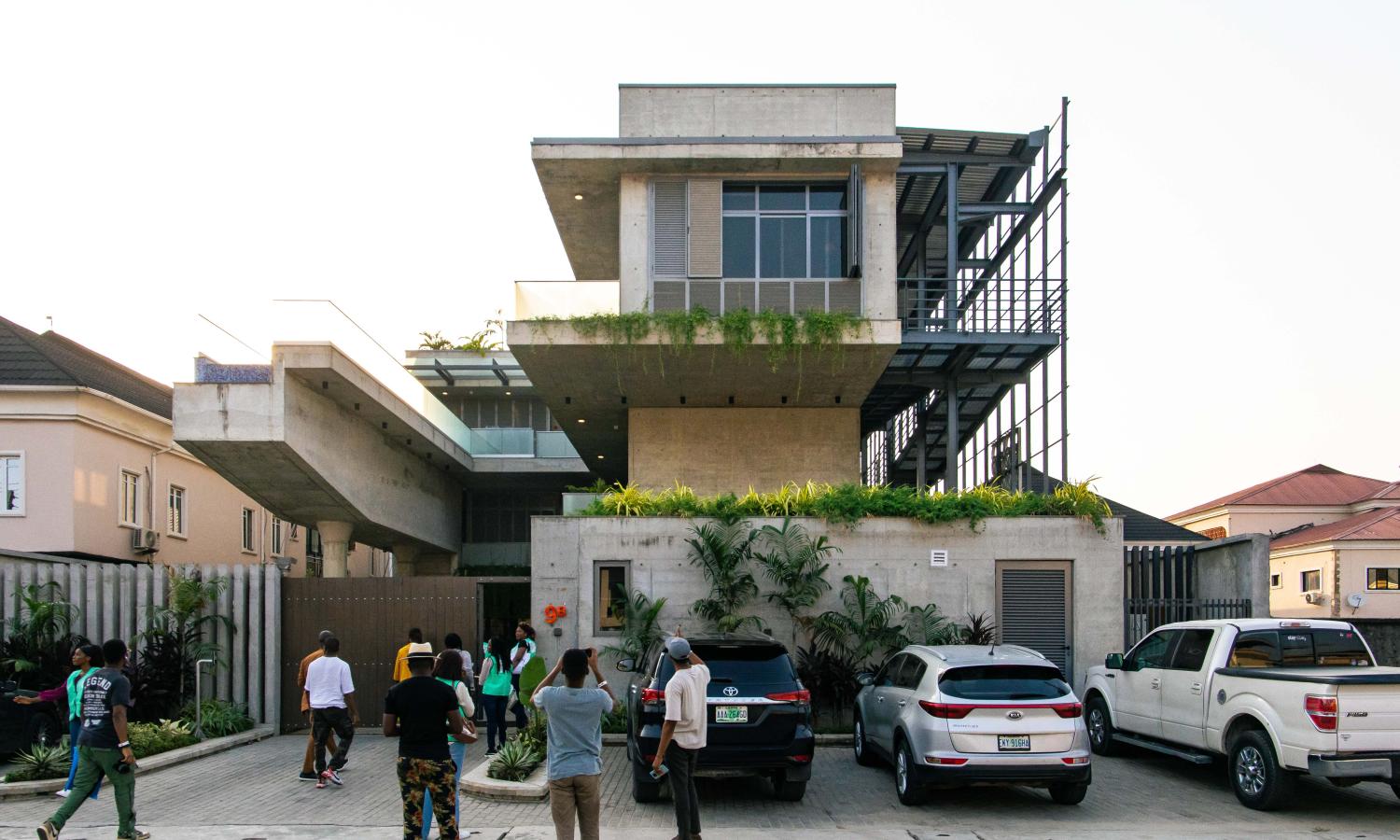 A street view of the G.A.S. Lagos building.