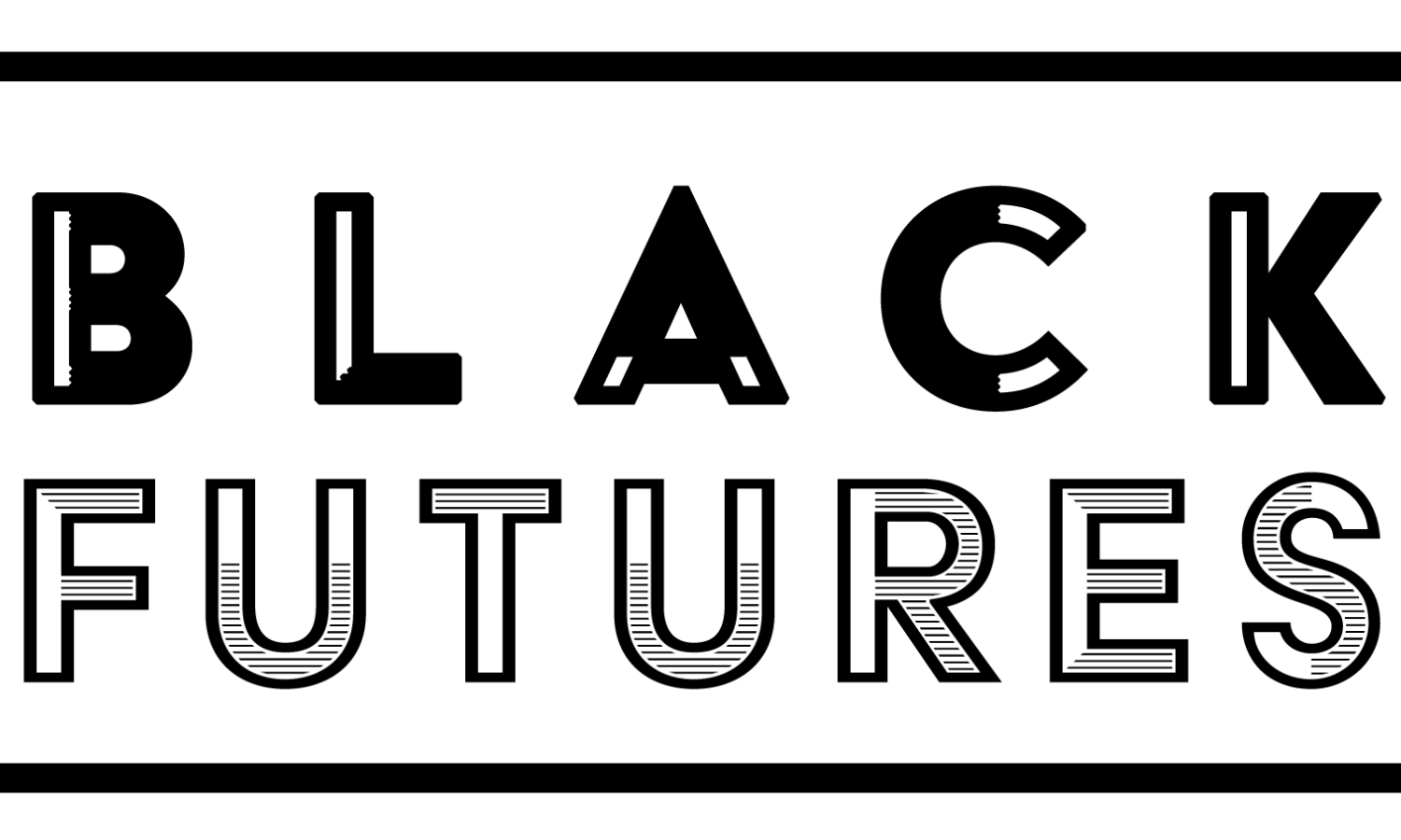 Black Futures logo that reads "Black Futures" in black