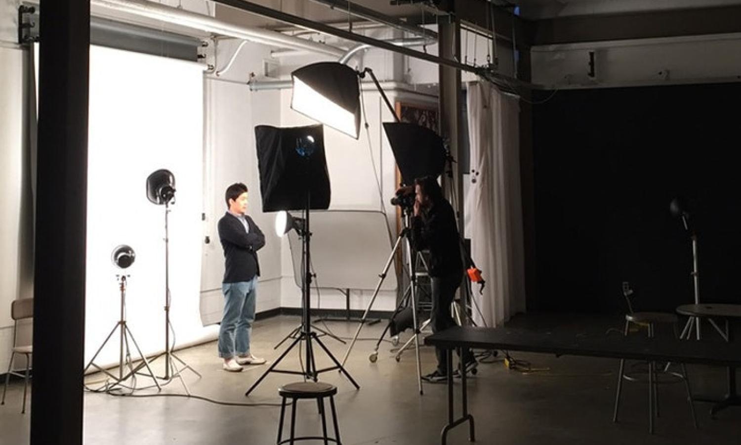 Photo and Video studio at the University of Michigan