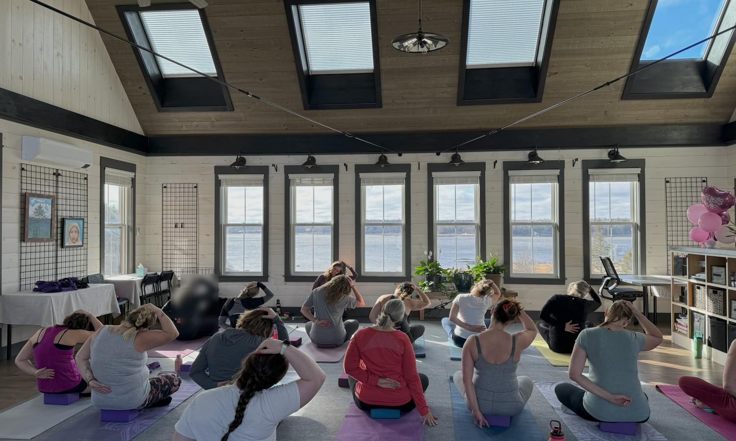 Foggy Bee Yoga on the Water