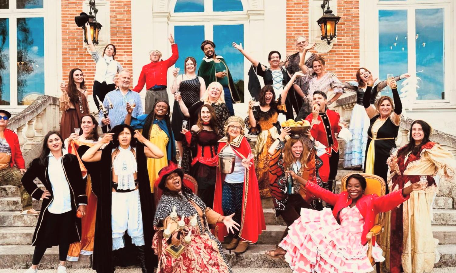 Residency Group Photo at Chateau d'Orquevaux