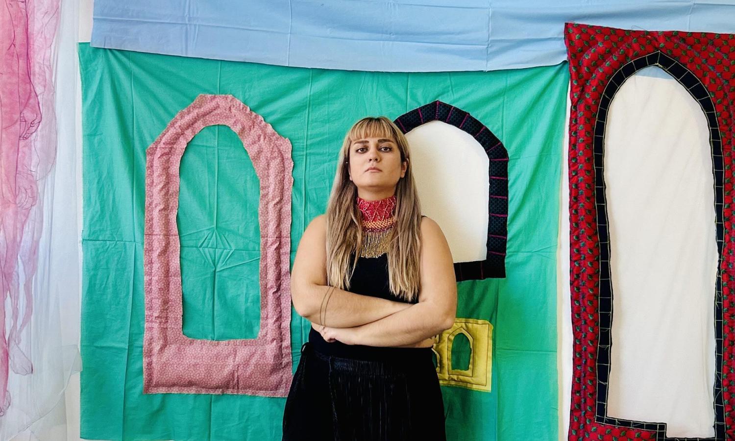 Ainaz Alipour in the ON::View Residency, April 2025