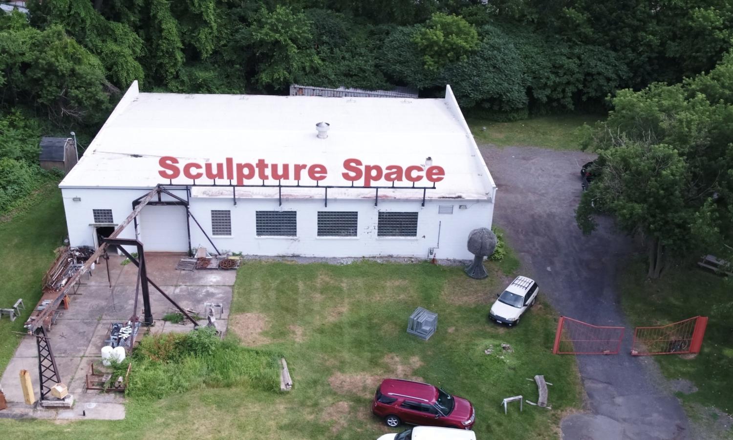 over head view of studio