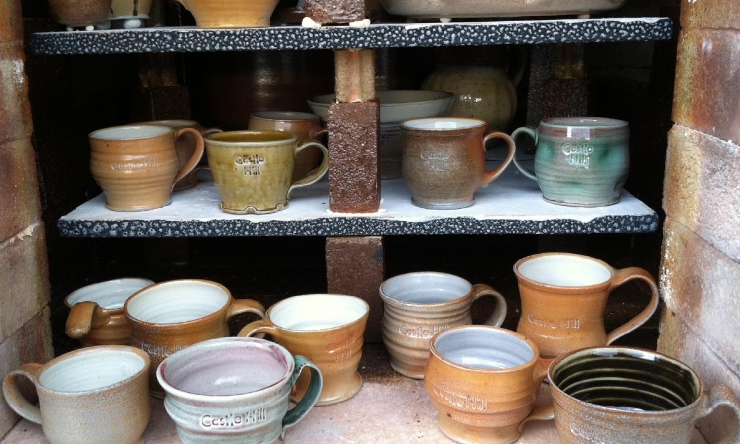 View from inside the kiln