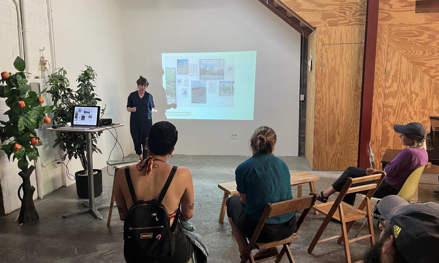 Artist Talk in Front Gallery/Studio