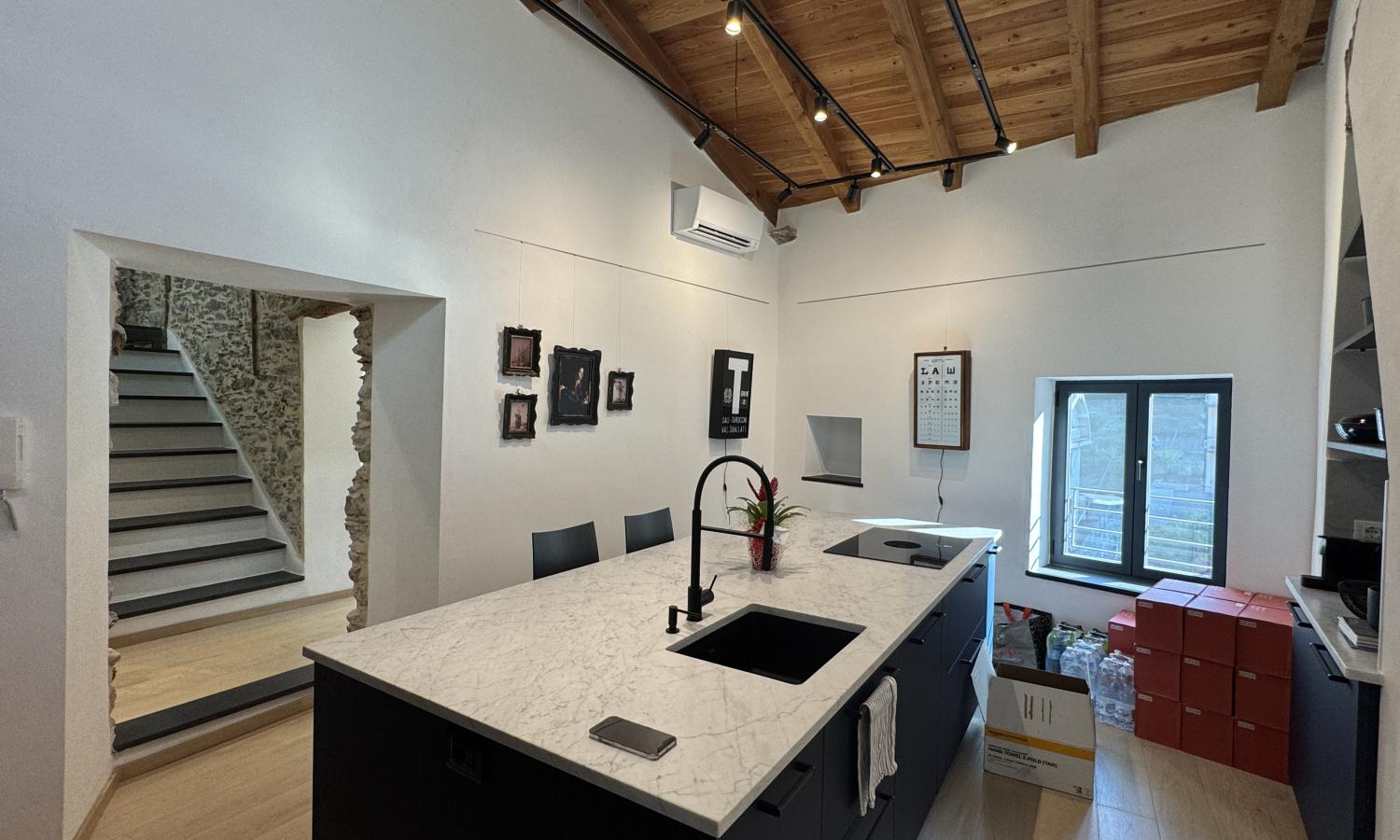 View of studio kitchen