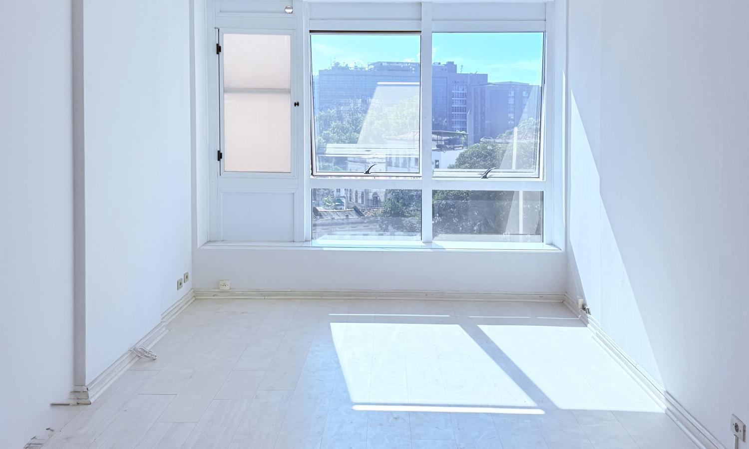 View of one of the residency studios at Itinera Arte.