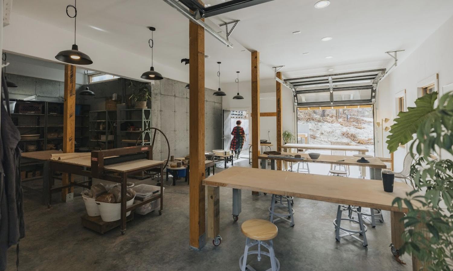 The main space of the community studio