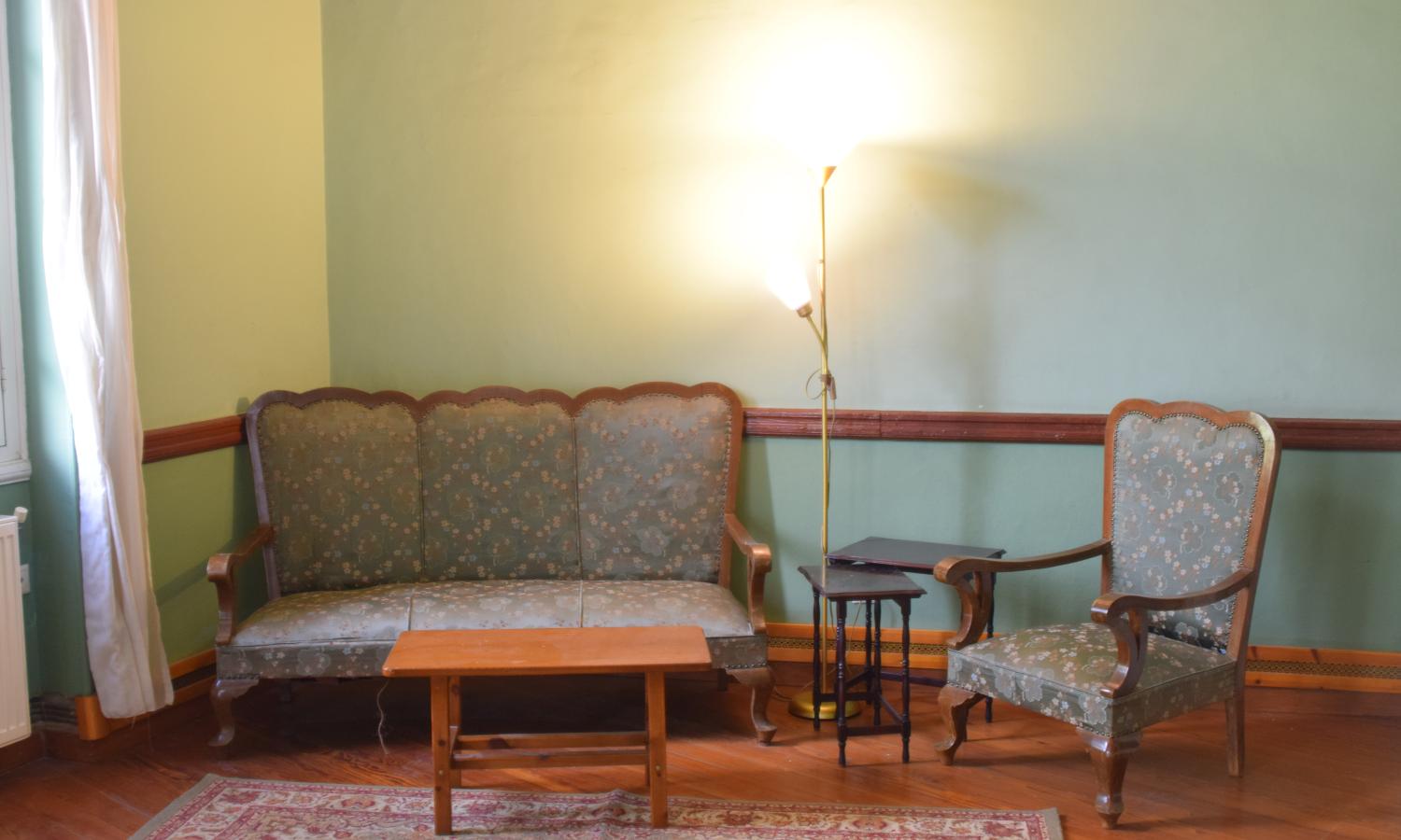 Vintage furniture in the accommodation