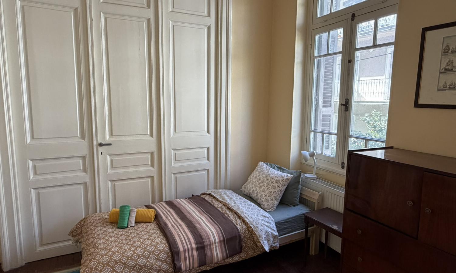 A bedroom in the accommodation