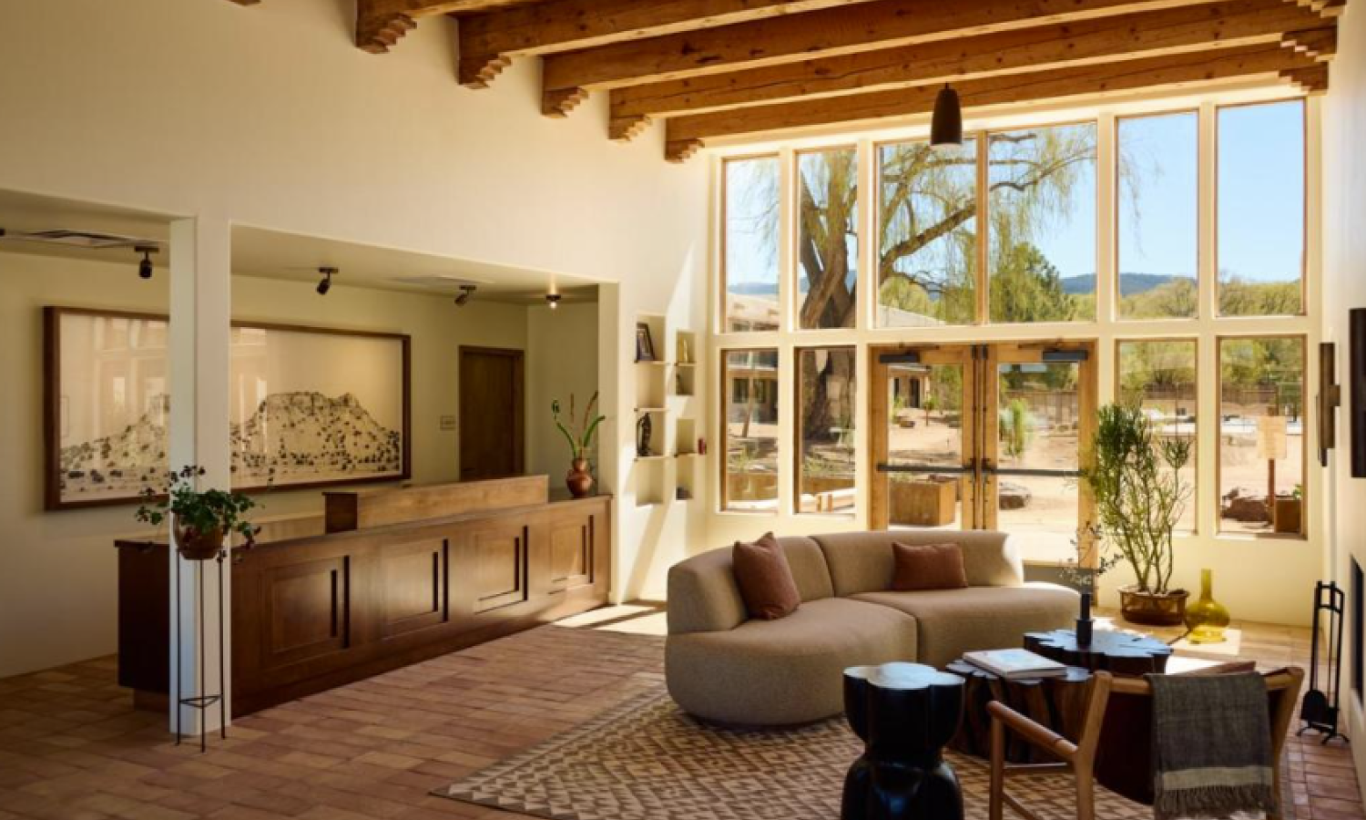 Location of Residency - Hotel Willa Front Lobby