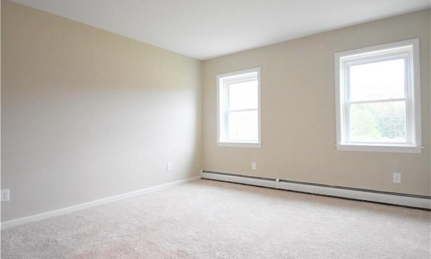 Empty photo of one of the bedrooms
