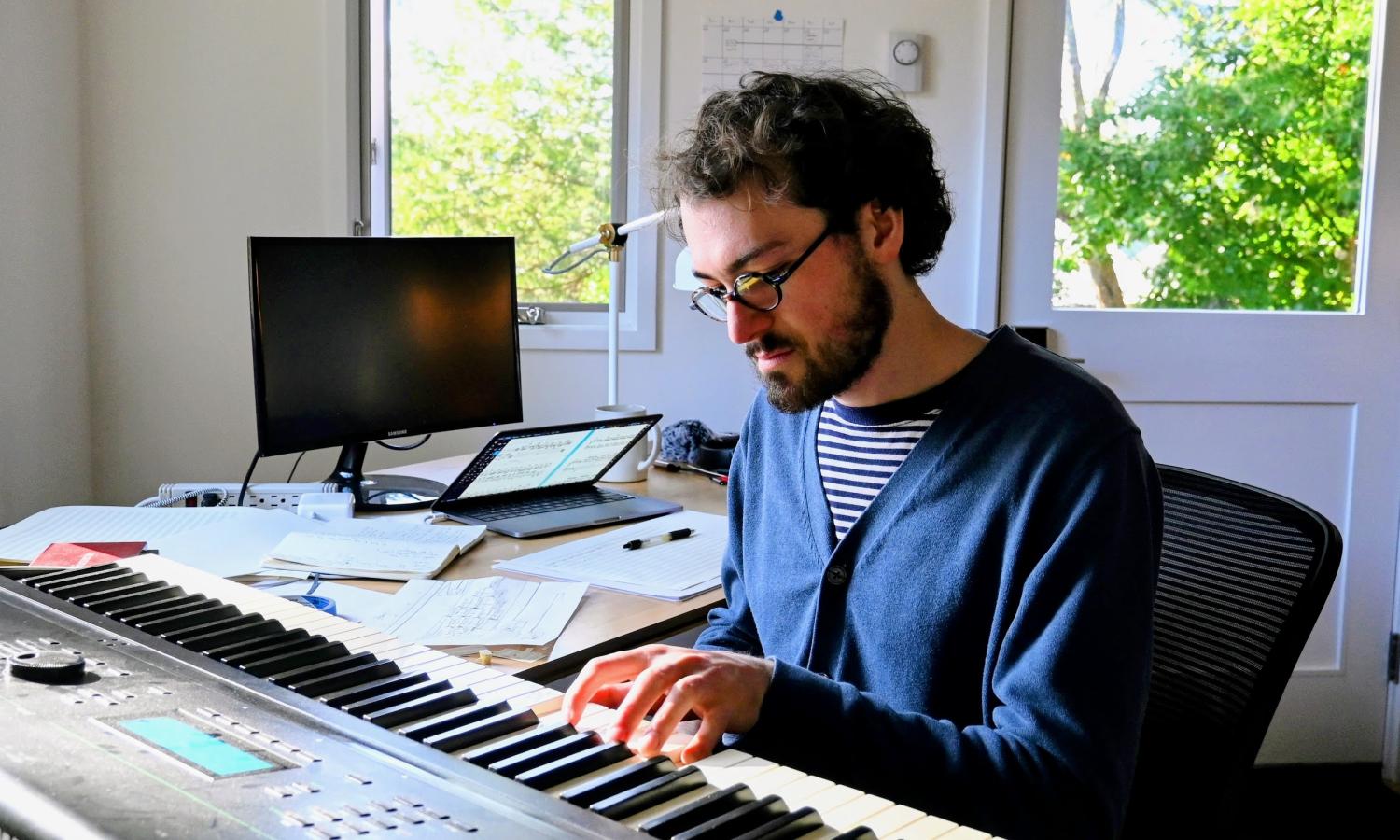 Composer Dayton Hare in The Shed