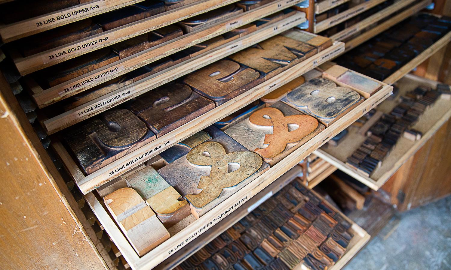 Wood type collection