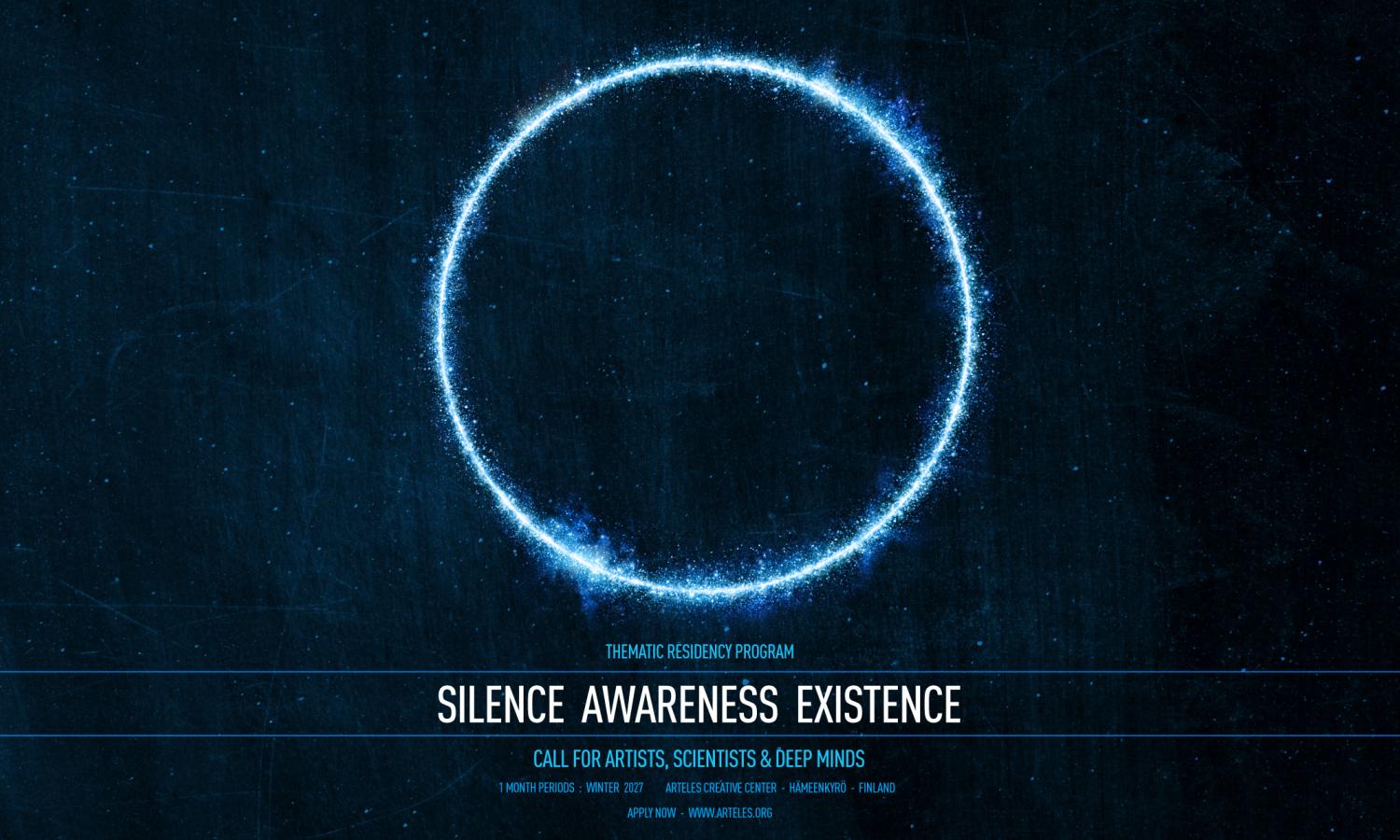 Silence Awareness Existence poster