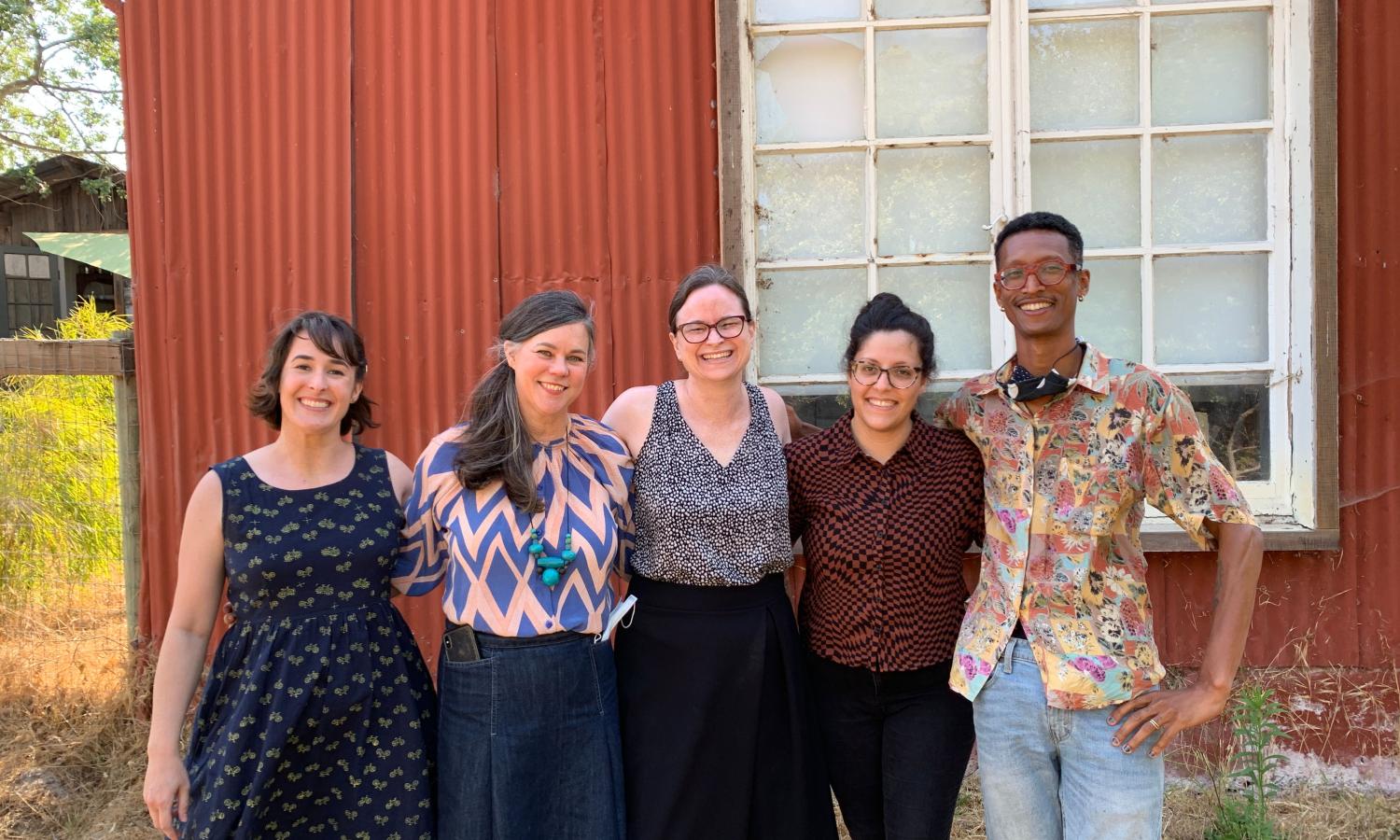Cohort of five artists